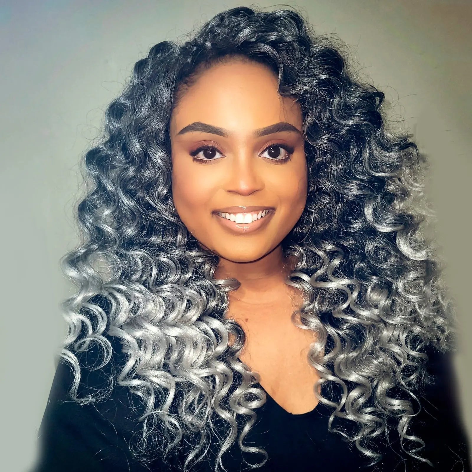 Clearance | Toyotress® Deep Wave Crochet Hair Pre-Looped Wavy Curly Crochet Synthetic Hair Extensions Toyotress